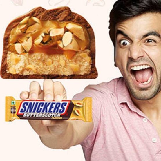 Snickers Butterscotch Chocolate Bars 40G (Pack of 3)