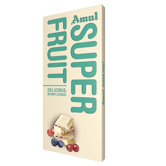 Amul Super Fruit White Chocolate 150G
