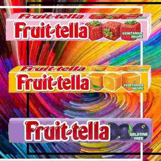 Fruittella 3 Combo of Orange, Grape and Strawberry